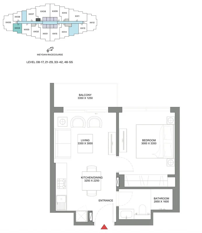 1 спальня в 340 Riverside Crescent